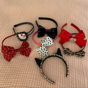 Lot of 7 Toddler Headbands
